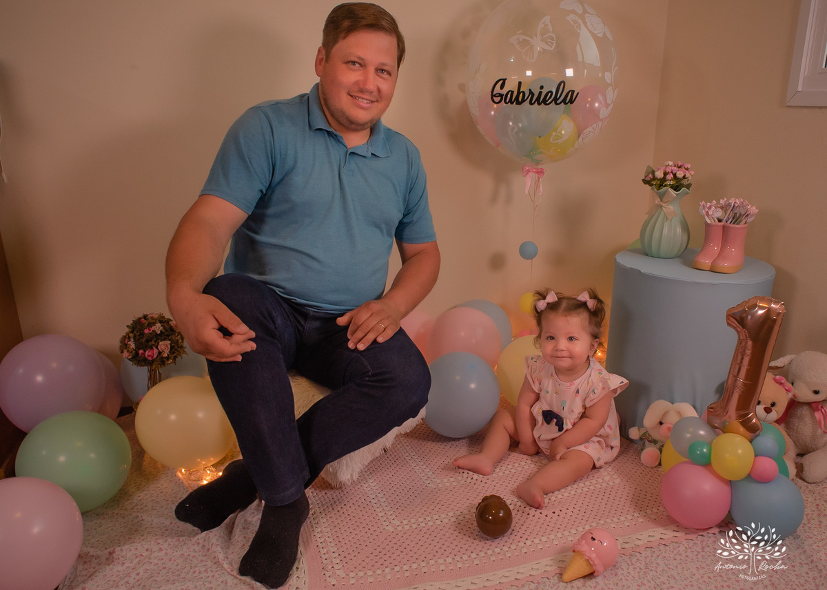 Gabriela – Smash The Cake – Ensaio – Ensaio Infantil – Criança – Primeiro Aninho – Mundo Rosa – Feliz Aniversário – Fotografia de Família – Pelotas – @antoniorochafotografias – www.arfotografias.com.br