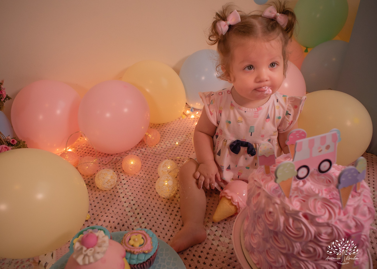 Gabriela – Smash The Cake – Ensaio – Ensaio Infantil – Criança – Primeiro Aninho – Mundo Rosa – Feliz Aniversário – Fotografia de Família – Pelotas – @antoniorochafotografias – www.arfotografias.com.br