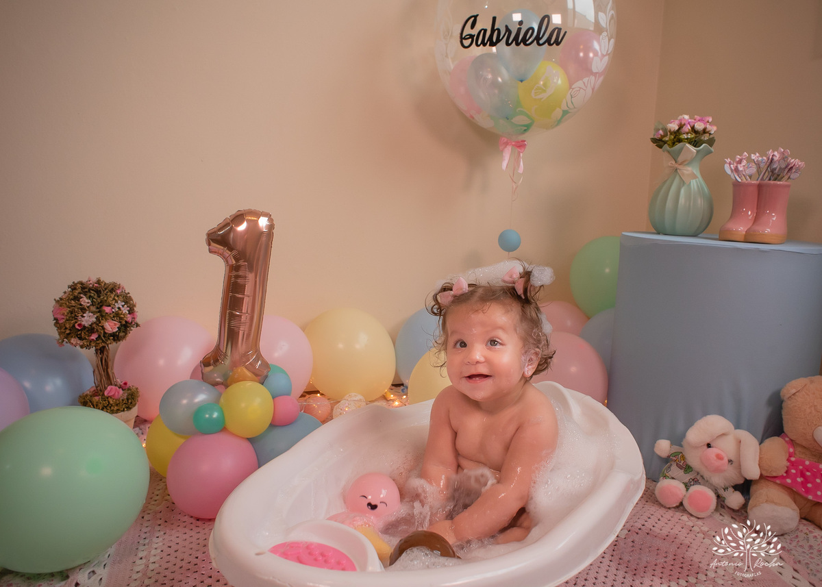 Gabriela – Smash The Cake – Ensaio – Ensaio Infantil – Criança – Primeiro Aninho – Mundo Rosa – Feliz Aniversário – Fotografia de Família – Pelotas – @antoniorochafotografias – www.arfotografias.com.br