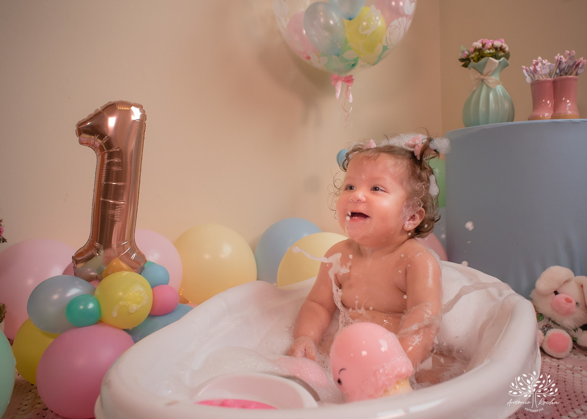 Gabriela – Smash The Cake – Ensaio – Ensaio Infantil – Criança – Primeiro Aninho – Mundo Rosa – Feliz Aniversário – Fotografia de Família – Pelotas – @antoniorochafotografias – www.arfotografias.com.br
