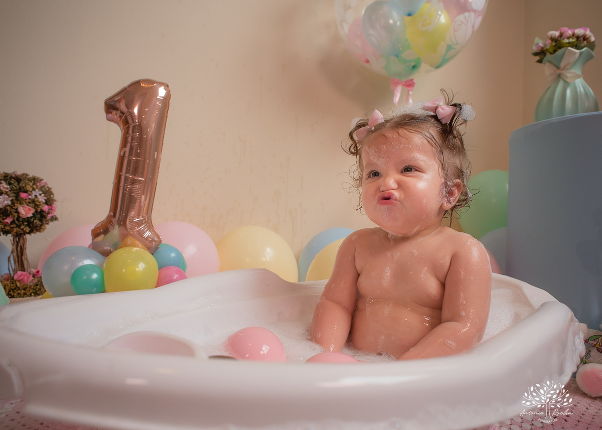 Gabriela – Smash The Cake – Ensaio – Ensaio Infantil – Criança – Primeiro Aninho – Mundo Rosa – Feliz Aniversário – Fotografia de Família – Pelotas – @antoniorochafotografias – www.arfotografias.com.br