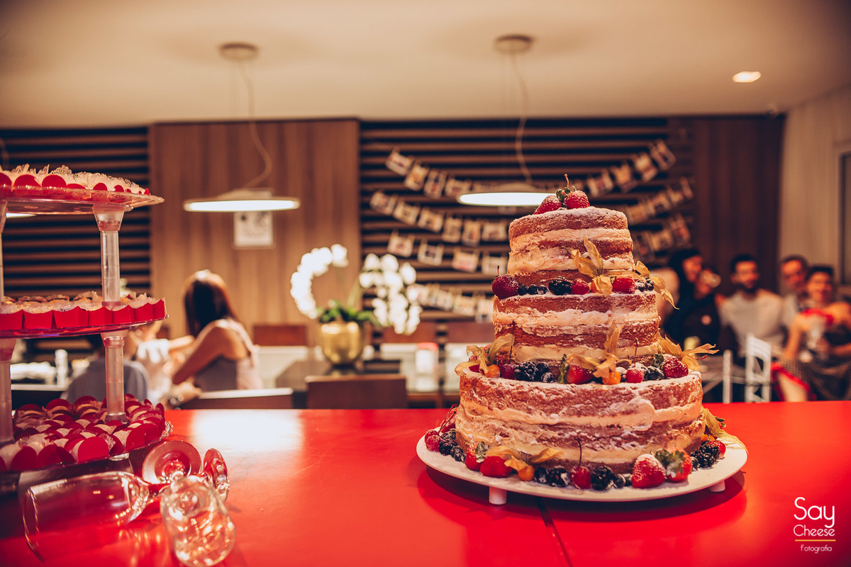 Mini-Wedding - Casamento Temático - Mesa do Bolo