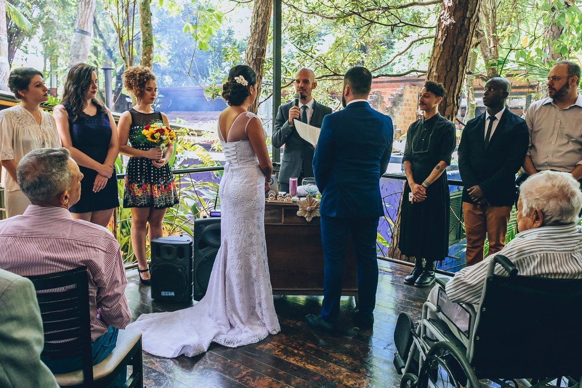 Cerimônia ecumênica em casamento fotografado por Say Cheese Fotografia