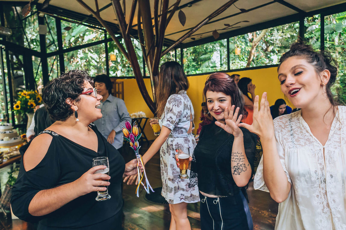 Mini baladinha em casamento fotografado por Say Cheese Fotografia