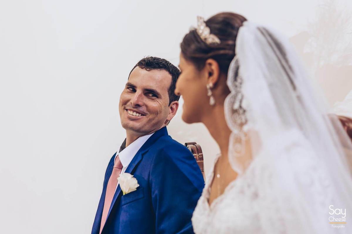 quando o noivo dá aquele olhar para a noiva