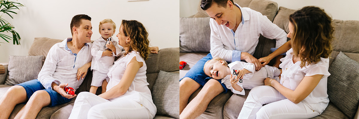 pais brincando com seu filho