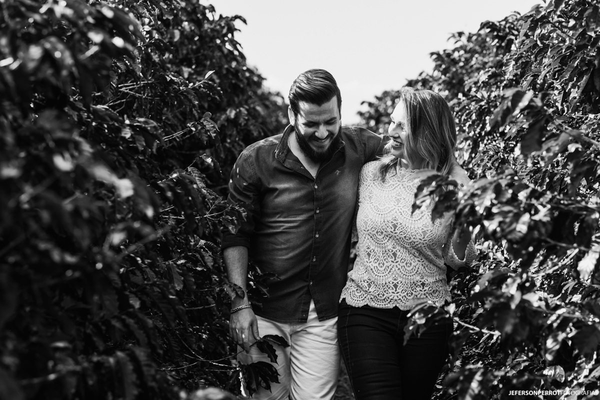 ensaio casal plantação de cafe em mandaguari parana