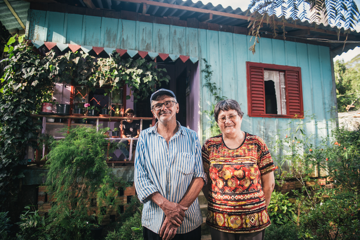 apicultor e sua esposa