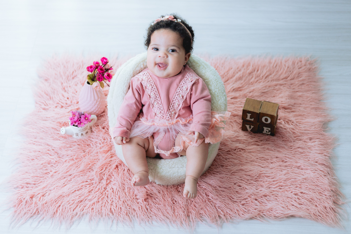 Acompanhamento 4 meses da Rebeca - Estúdio Insette fotografia