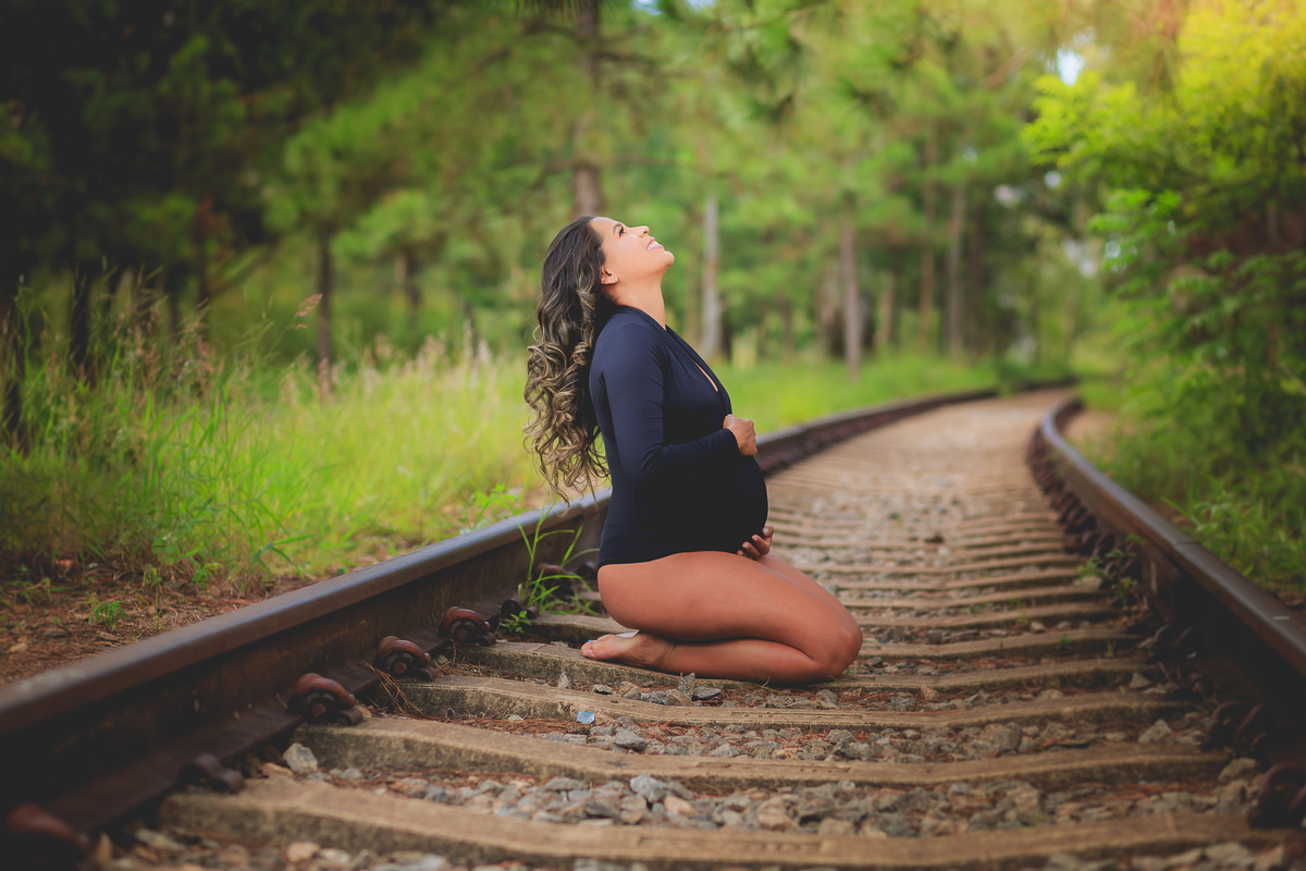 Ensaio Gestante Aline e Henrique - Trilho do Belvedere