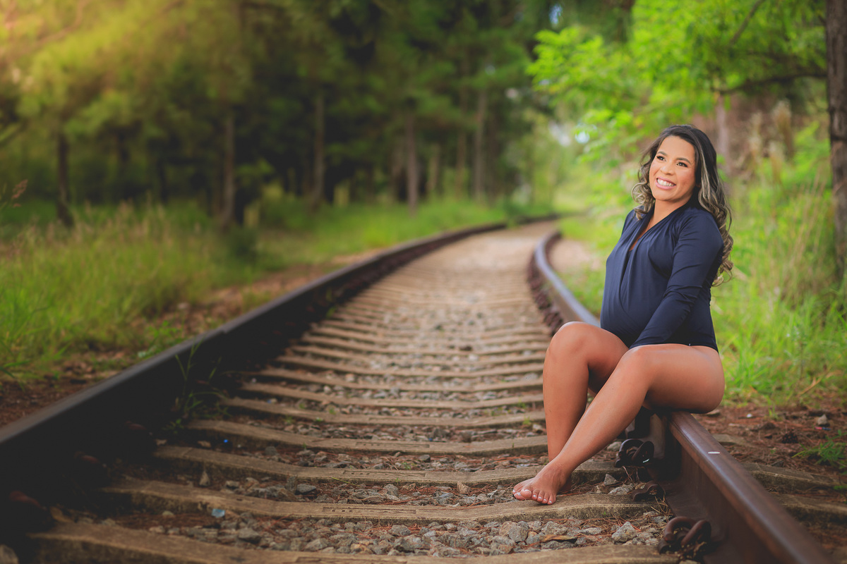 Ensaio Gestante Aline e Henrique - Trilho do Belvedere