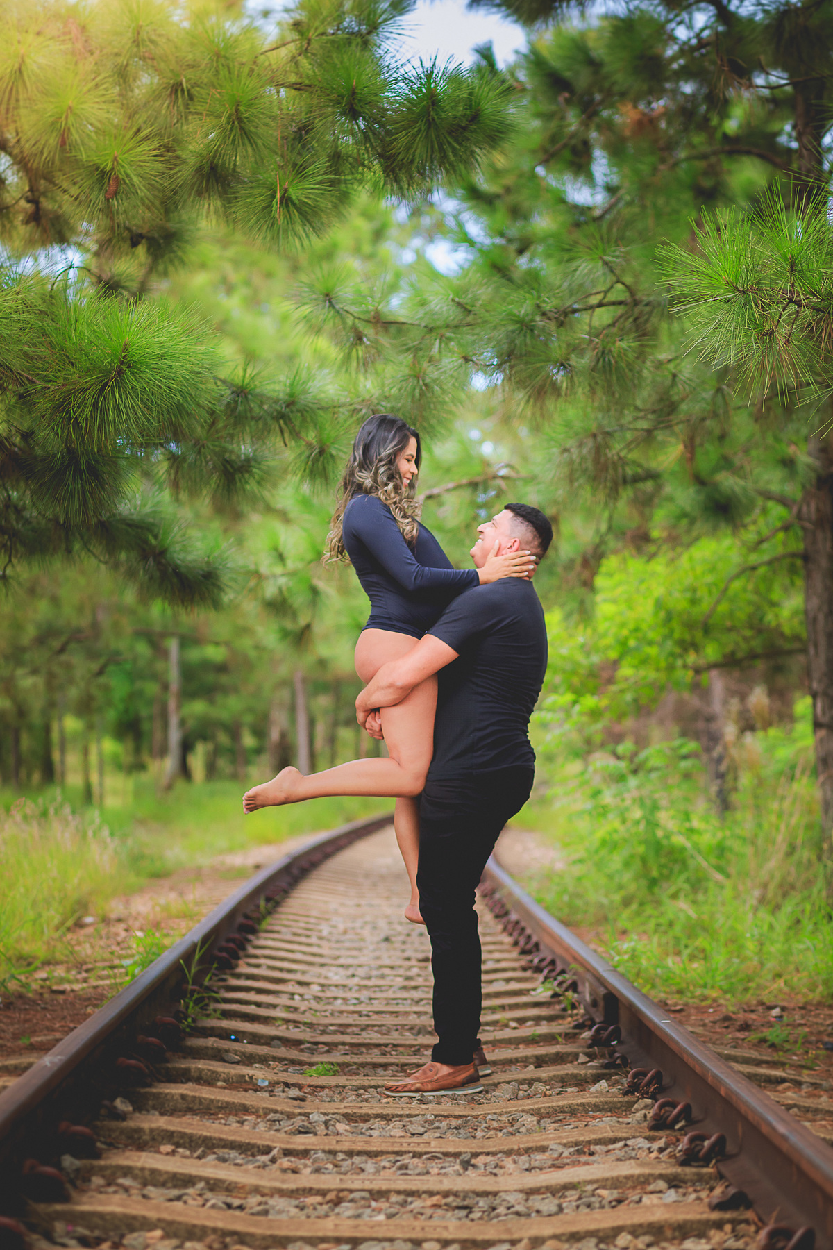 Ensaio Gestante Aline e Henrique - Trilho do Belvedere