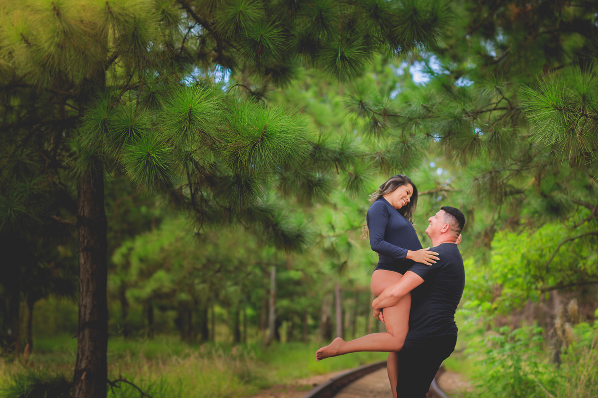 Ensaio Gestante Aline e Henrique - Trilho do Belvedere