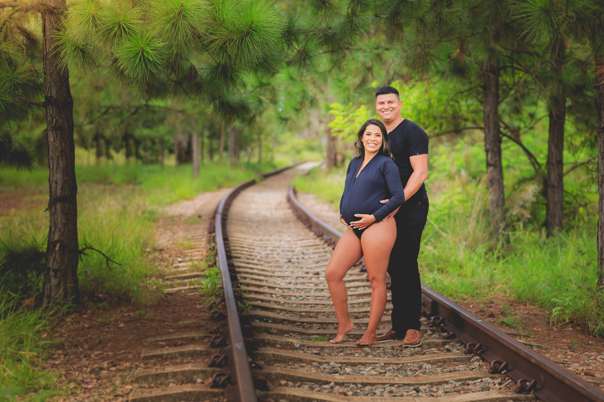 Ensaio Gestante Aline e Henrique - Trilho do Belvedere