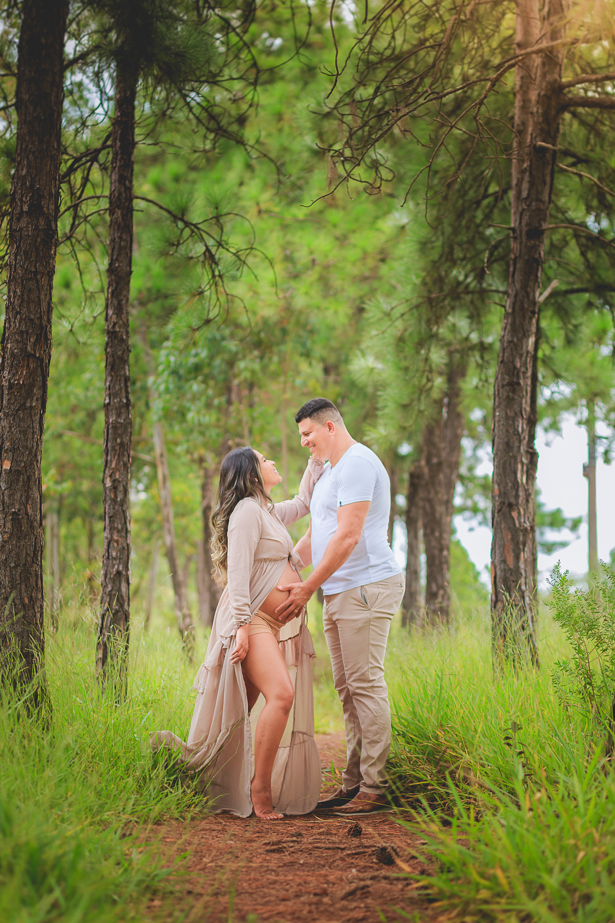 Ensaio Gestante Aline e Henrique - Trilho do Belvedere