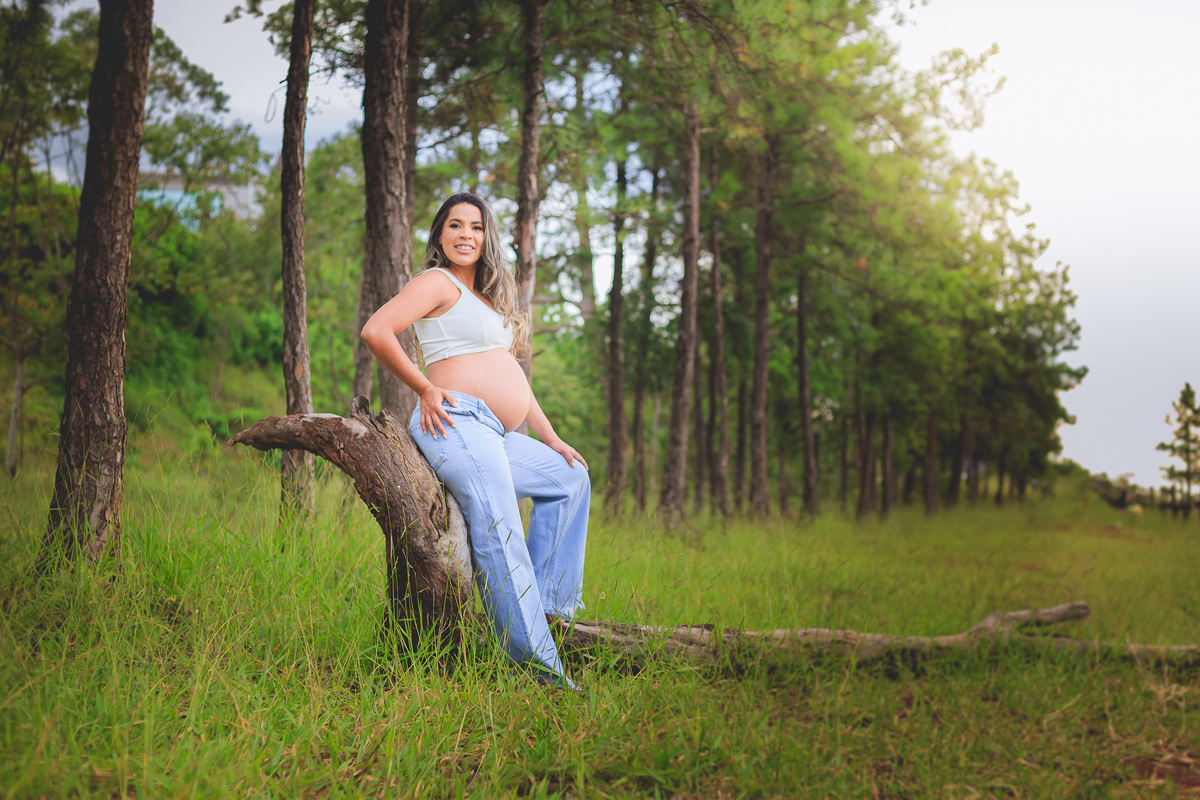 Ensaio Gestante Aline e Henrique - Trilho do Belvedere