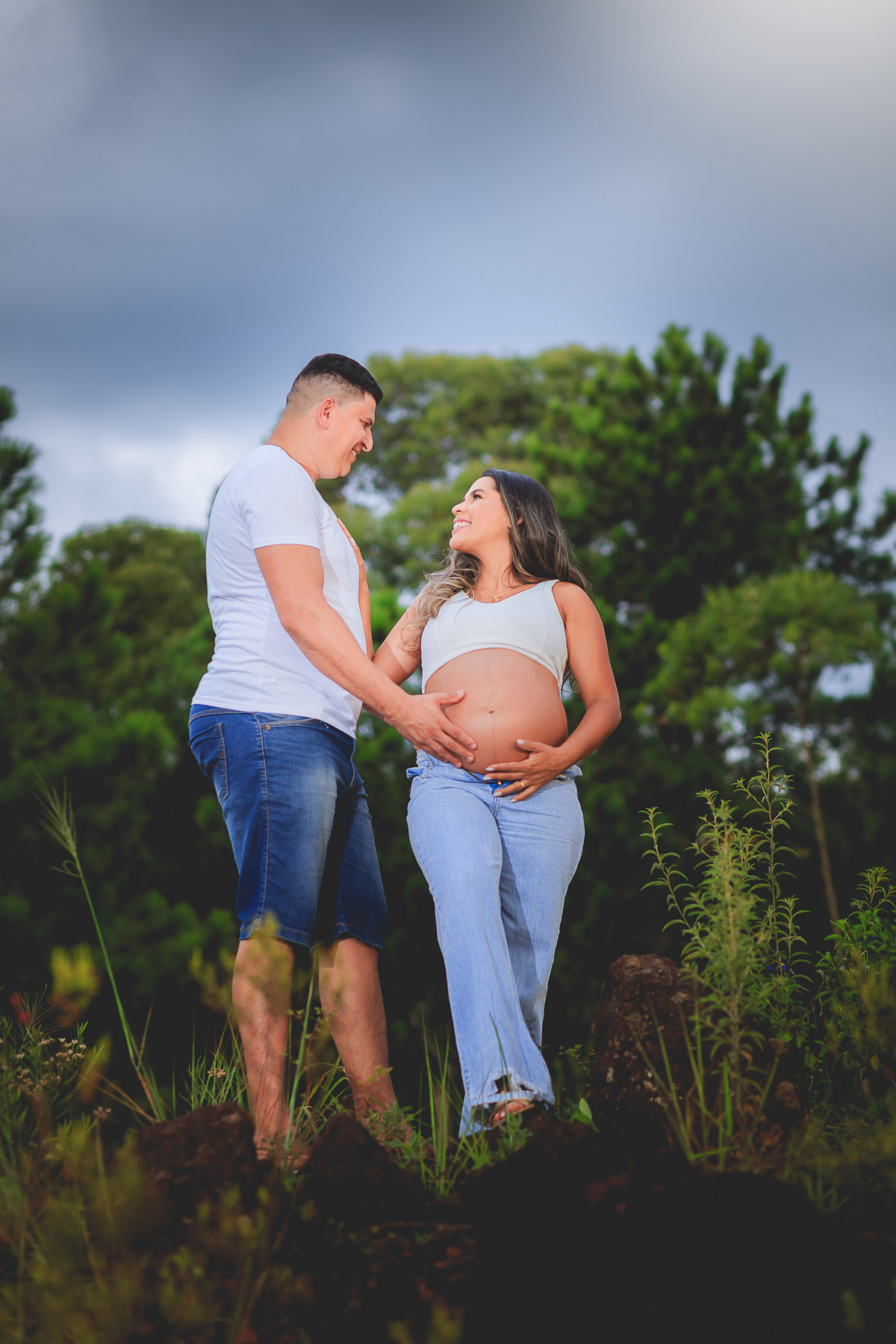 Ensaio Gestante Aline e Henrique - Trilho do Belvedere