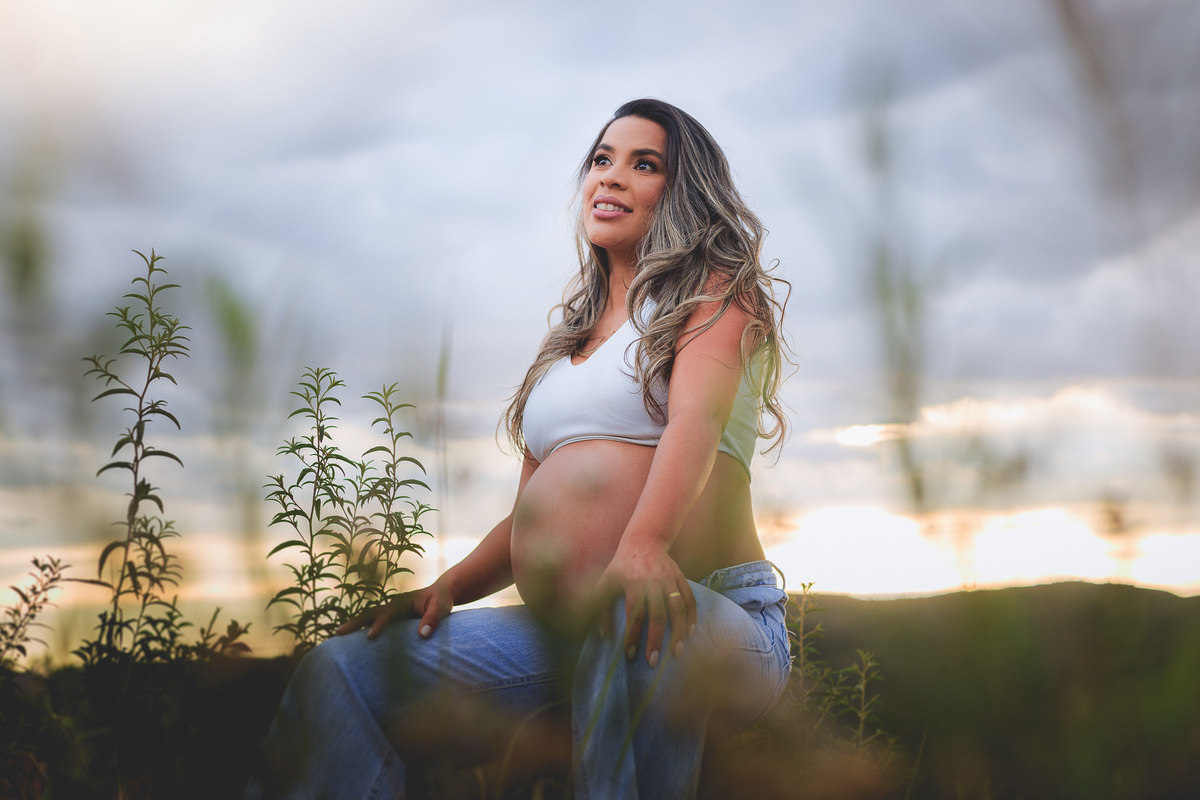 Ensaio Gestante Aline e Henrique - Trilho do Belvedere