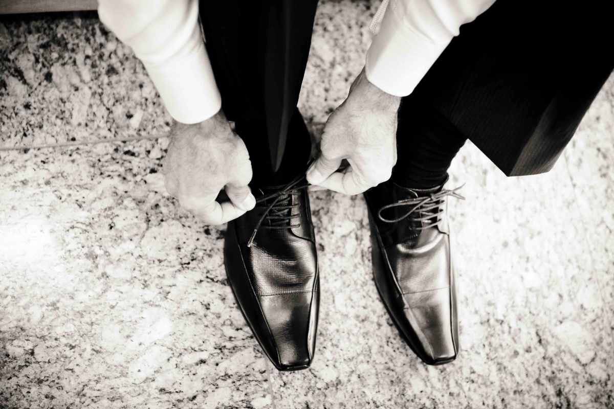 noivo, sapato