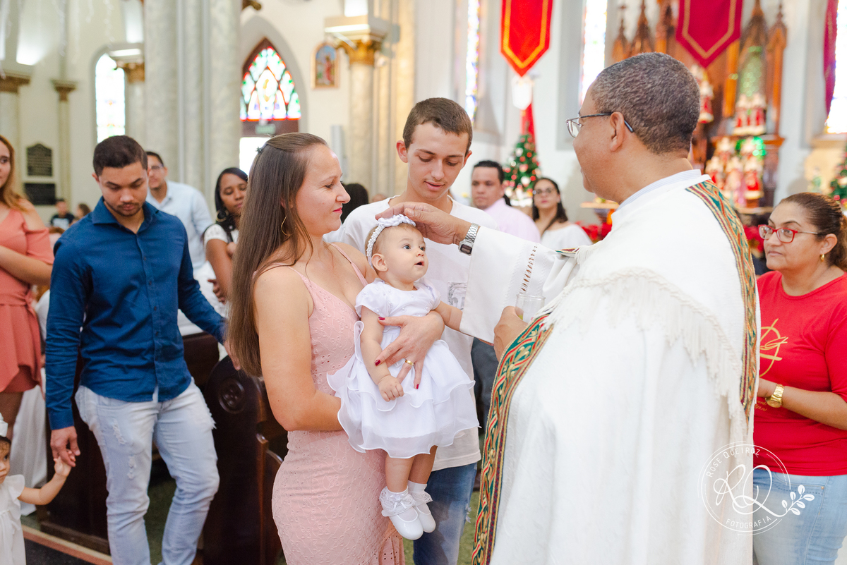 batizado Hellena catedral metropolitana de Uberaba bençãos