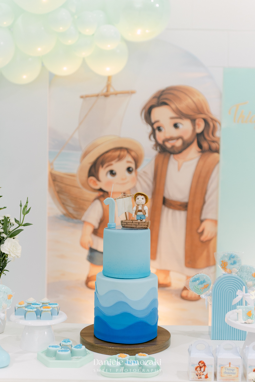 Aniversário de 1 ano do Thiago realizado no Buffet Jokempô em Mogi das Cruzes, registrado por Dani Umezaki com fotografias espontâneas e cheias de emoção