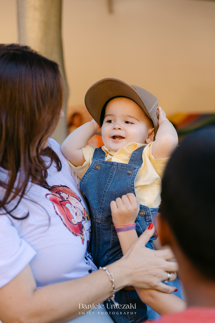 Luiz Felipe comemorando seu primeiro aniversário em Salesópolis, em uma festa com tema Toy Story e decoração da Paloma, da Detalier Decorações.
