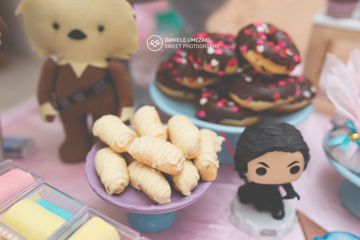 aniversário star wars para meninas super  fofo star wars rosa fotografa mogi das cruzes daniele umezaki decoração linda matrioskas