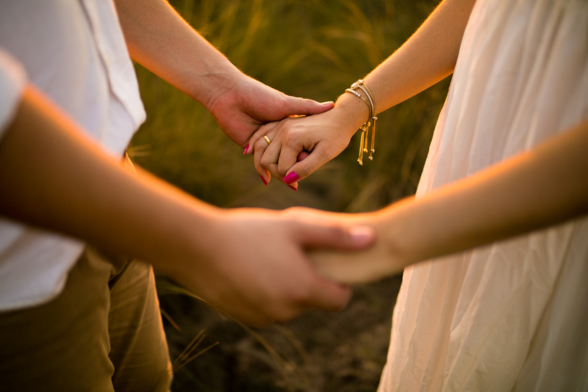 pre wedding mãos