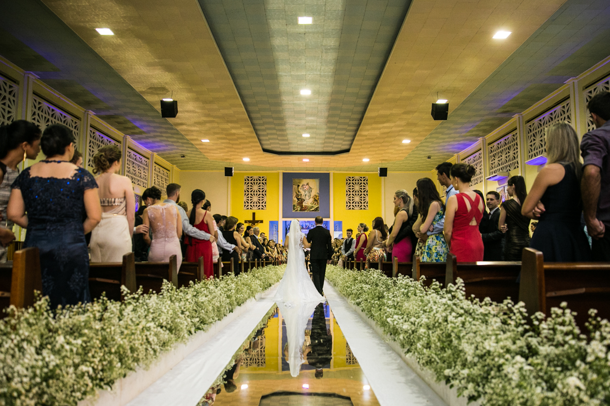 igreja casamento céu azul