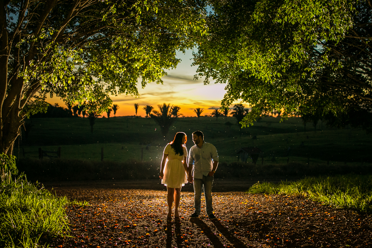ensaio de casal por do sol