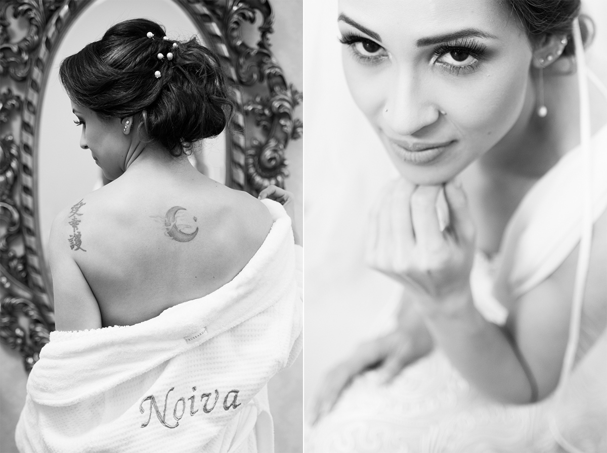 noiva em poses sensuais