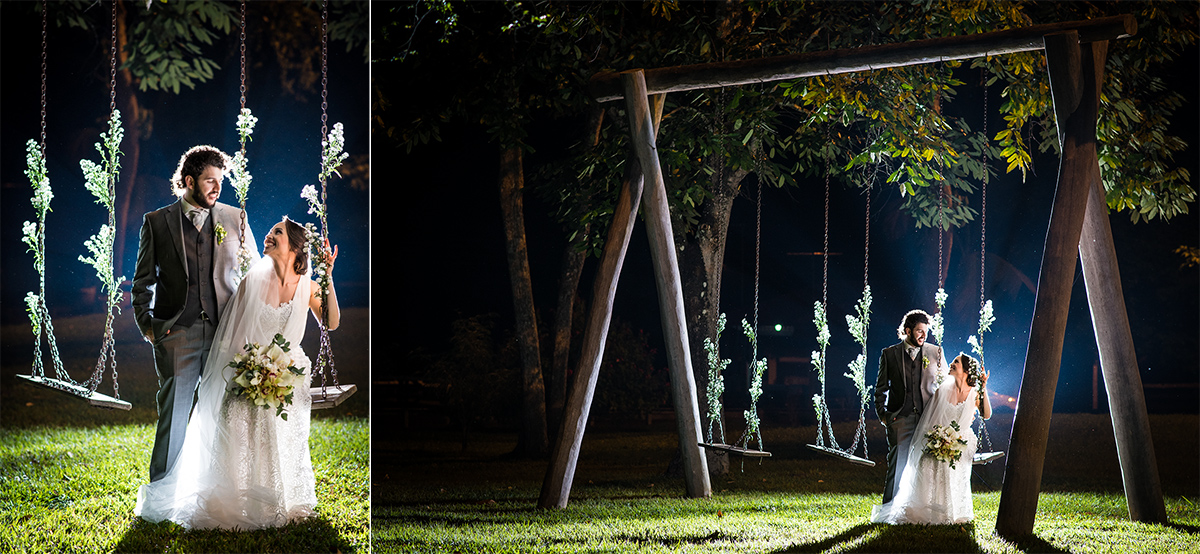 sessão de fotos com os noivos