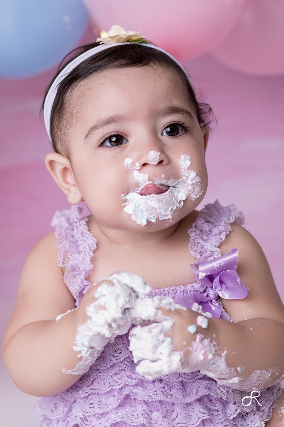 Juliana Rossato Fotografia, são paulo, interlagos, zona sul, jardim consórcio, estúdio fotográfico, ensaio infantil, SP, acompanhamento infantil, cake, smash the cake, ensaio de aniversário, bolo, 1 ano, um ano, smash luxo, rosa, pastel, pasteis 