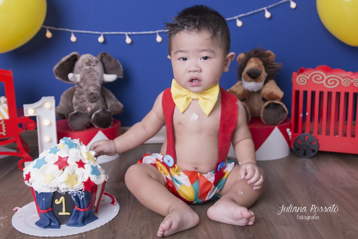 Juliana Rossato Fotografia, são paulo, interlagos, zona sul, santo amaro, jardim consórcio, estúdio fotográfico, ensaio infantil, abfrn, SP, acompanhamento infantil, cake, smash the cake, ensaio de aniversário, vila mascote, circo, ensaio com bolo