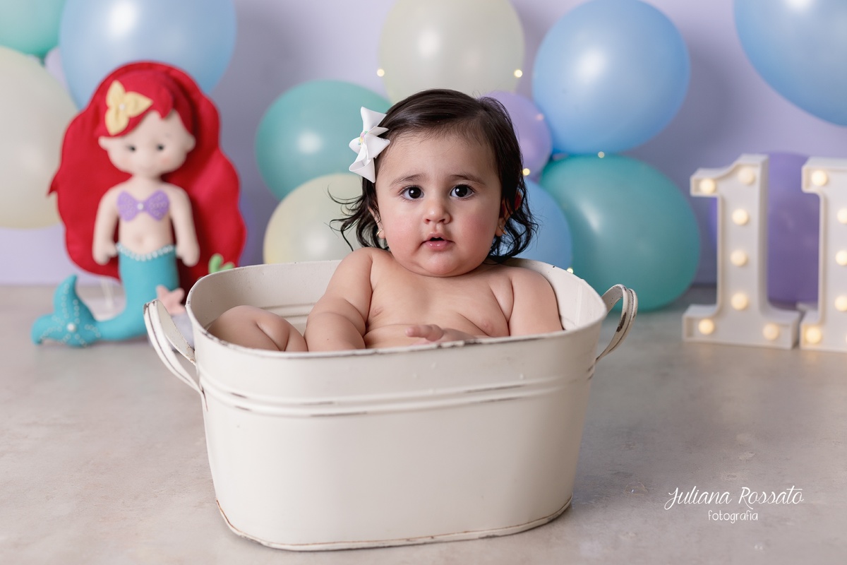 Juliana Rossato Fotografia, são paulo, interlagos, zona sul, jardim consórcio, estúdio fotográfico, ensaio infantil, SP, acompanhamento infantil, cake, smash the cake, ensaio de aniversário, bolo, 1 ano, um ano, sereia, candy color