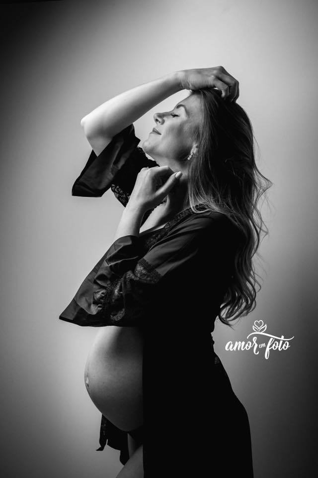 Ensaio Gestante Estúdio Canoas