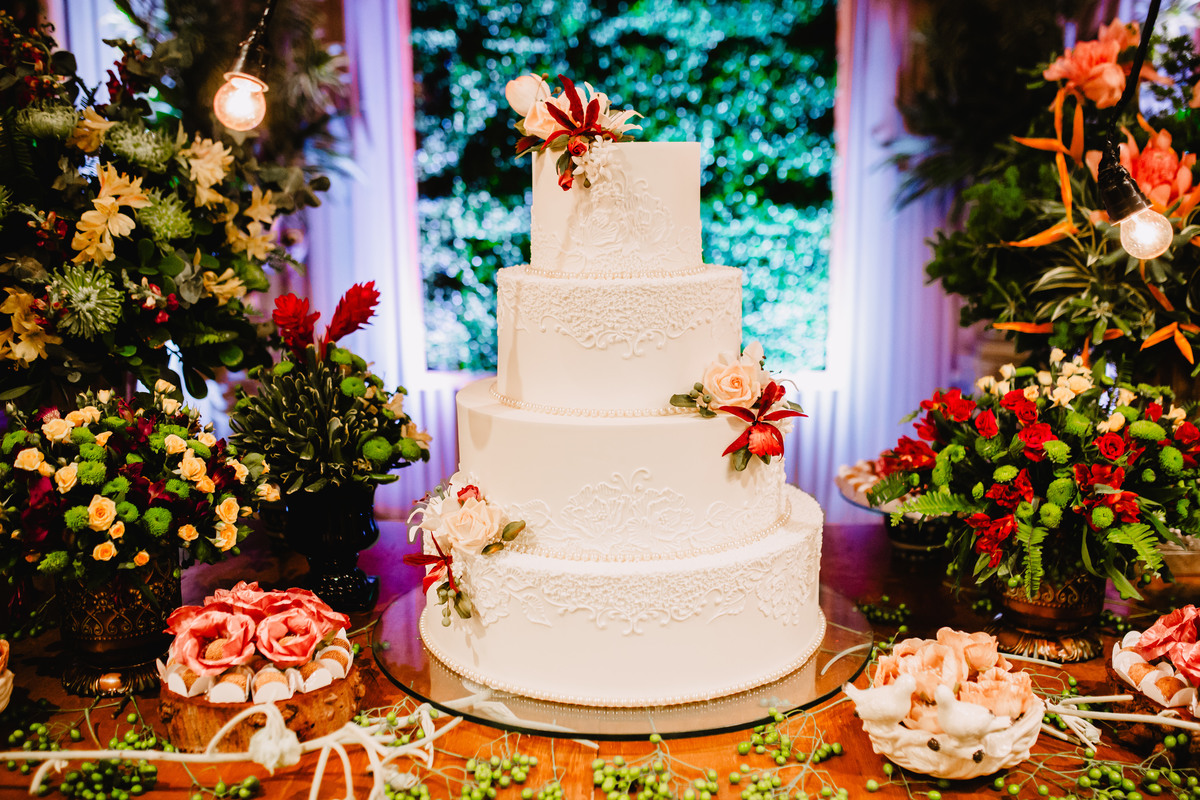 Decoração no Buffet Royal Gourmet