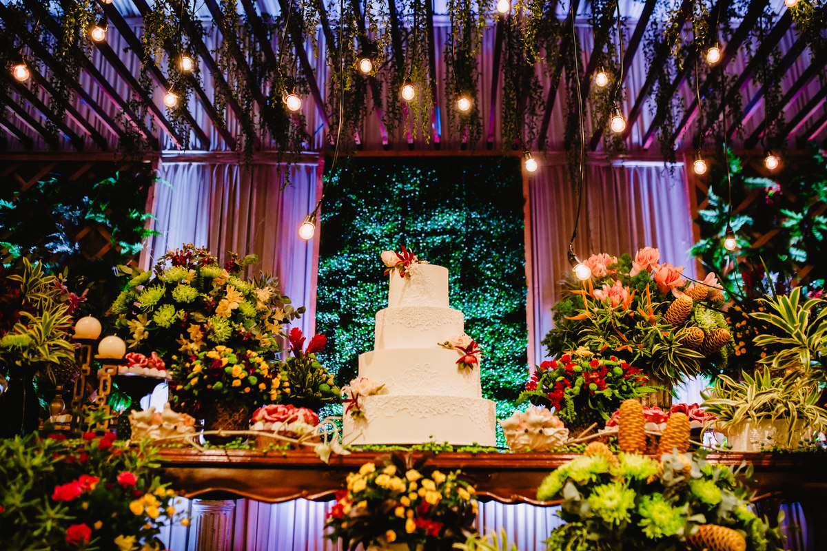 Decoração no Buffet Royal Gourmet