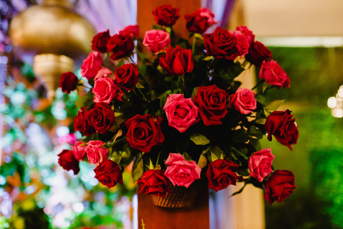 Decoração no Buffet Royal Gourmet