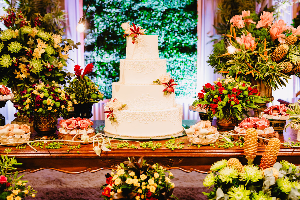 Decoração no Buffet Royal Gourmet