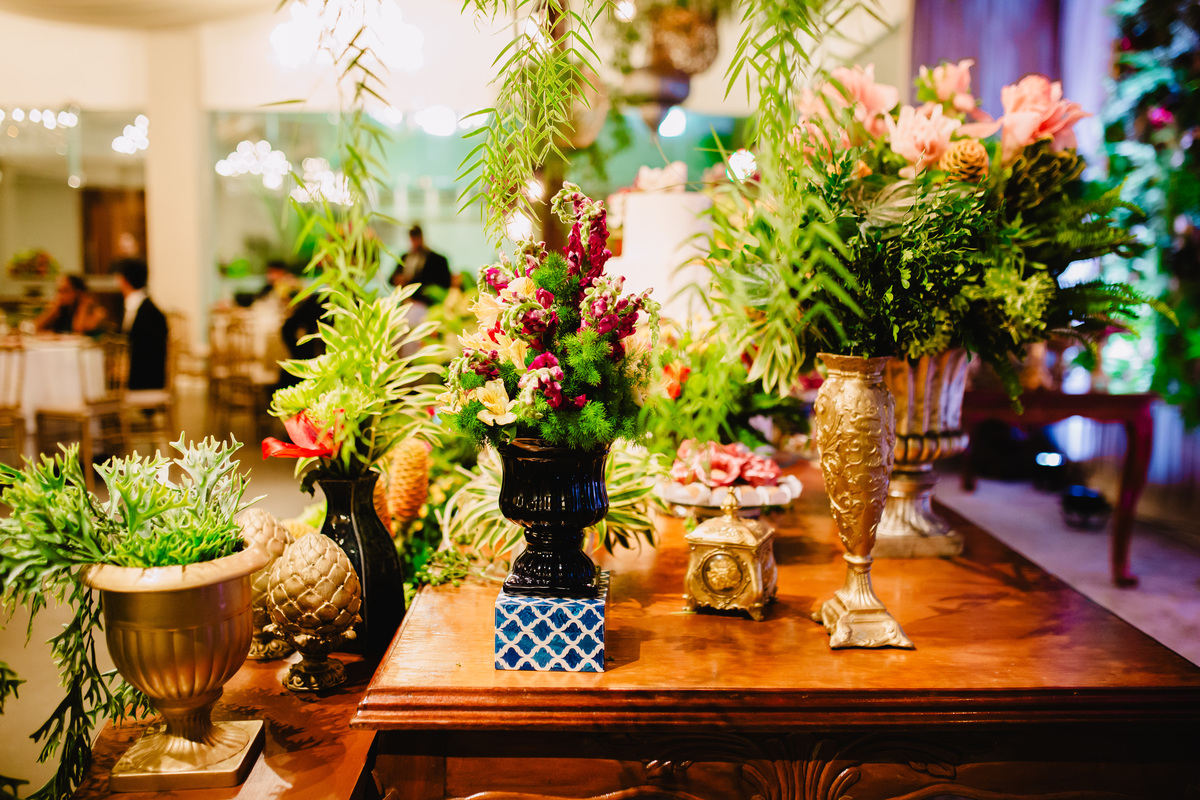 Decoração no Buffet Royal Gourmet