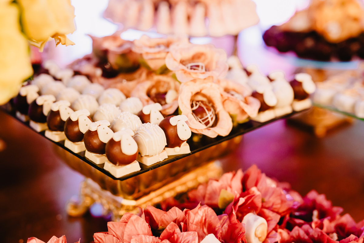 Decoração no Buffet Royal Gourmet