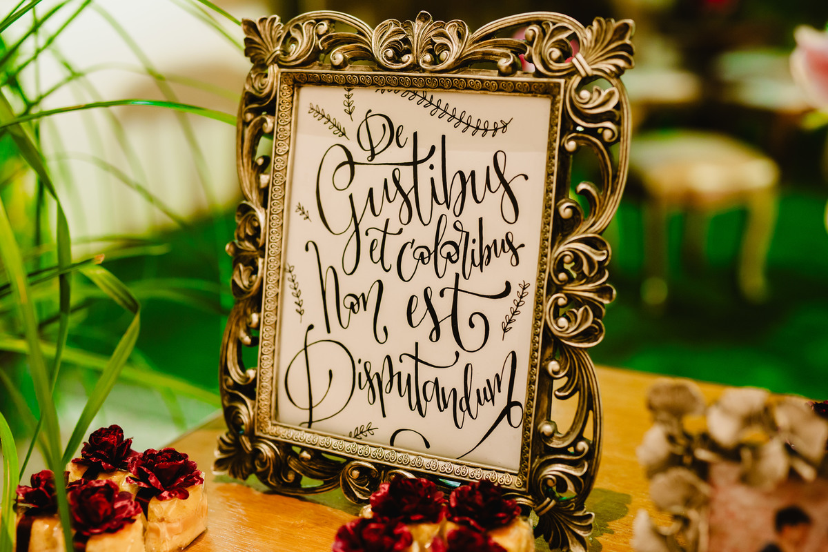 Decoração no Buffet Royal Gourmet