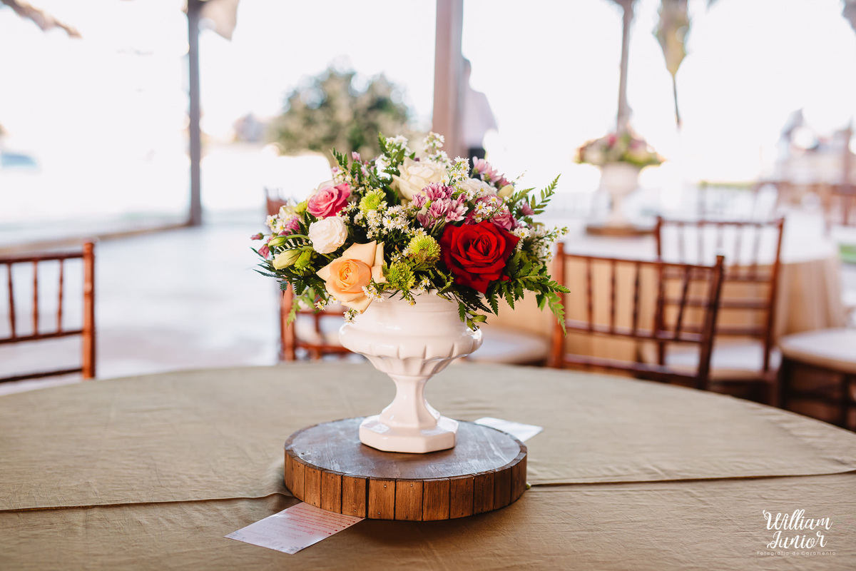 Decoração na Barraca Gran Royal em Fortaleza