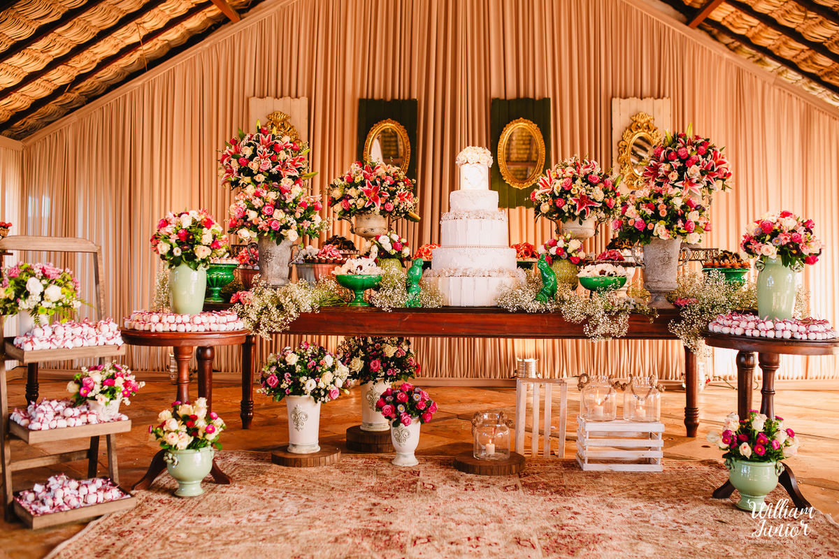 Decoração na Barraca Gran Royal em Fortaleza