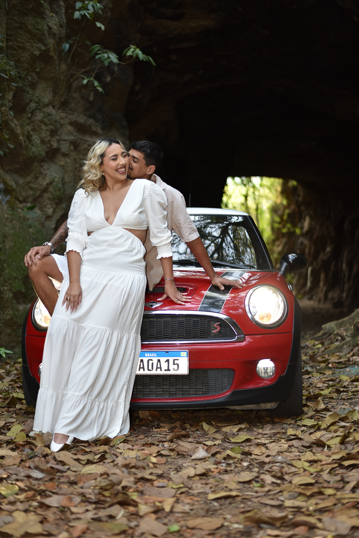 Ensaio de Casal com carro