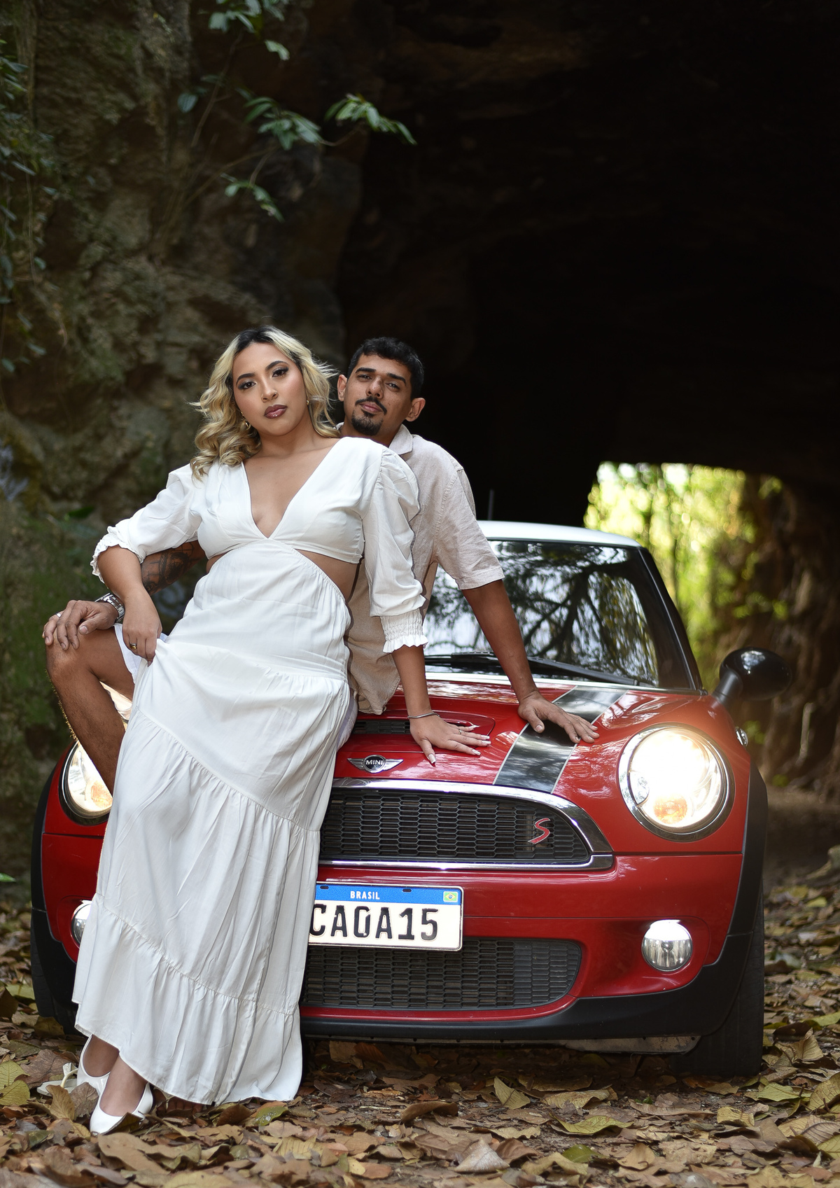 Ensaio de Casal com carro