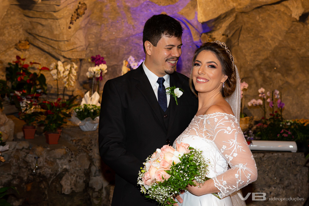 Casamento André e Clarissa, na Gruta em Veranópolis