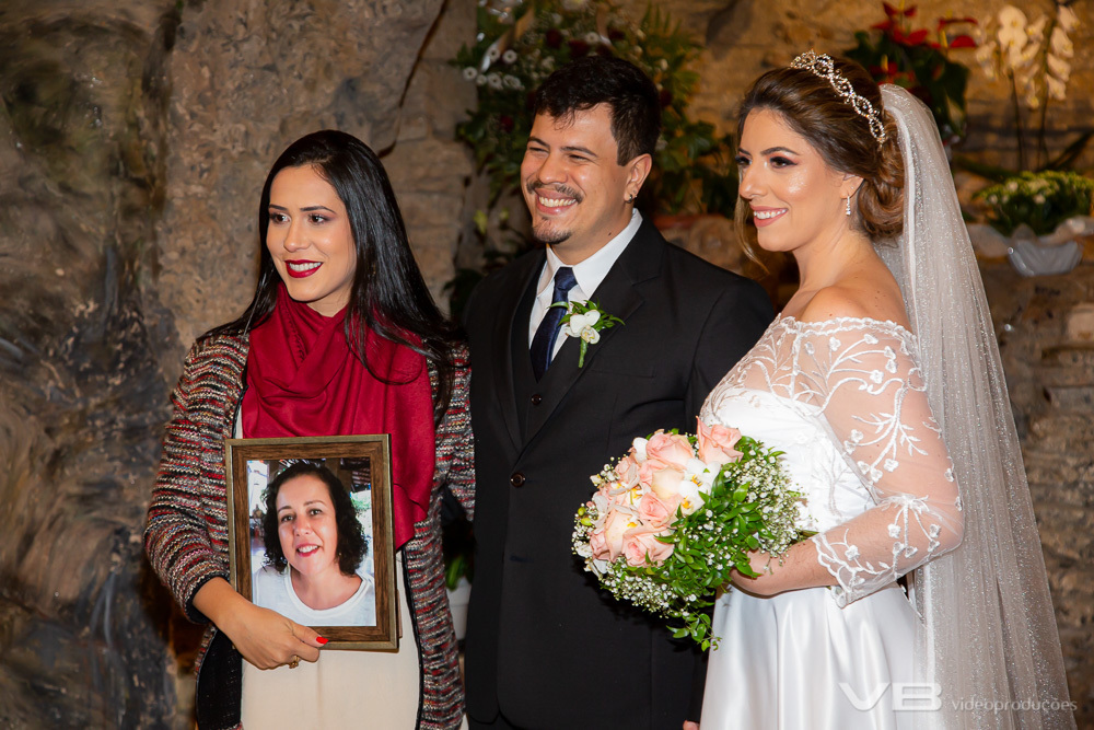 Família do noivo, André e Clarissa