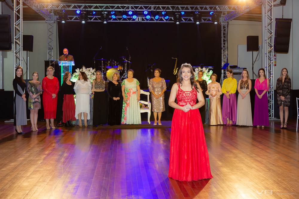 Marina Duda em seu desfile de despedida